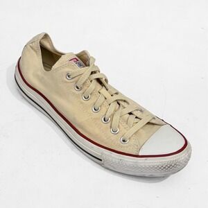 Converse Chuck Taylor All Star Low-Top Sneaker Mens 11 Creamy Off White Canvas